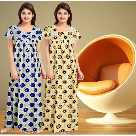 Elegant Nighty For Women Pack Of 2