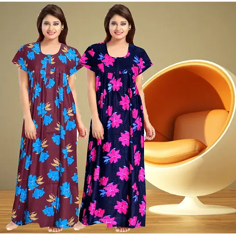 Hot Selling Cotton Nighty Women's Nightwear 