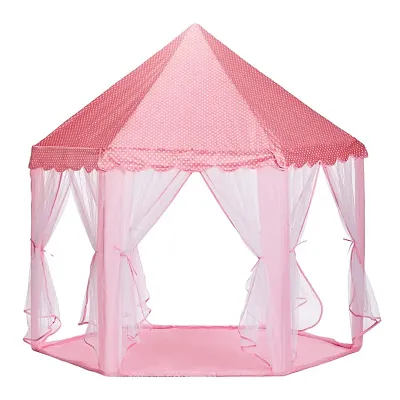 Pink Castle Tent House with Led