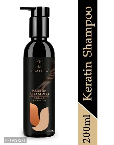 SEMILLA Keratin Shampoo for Strengthening and Smoothening Hair | Part of Keratin Treatment (200ml)-thumb0