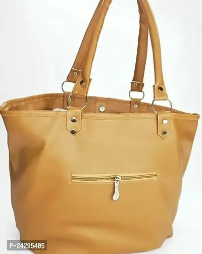 Stylish Yellow Artificial Leather  Handbags For Women