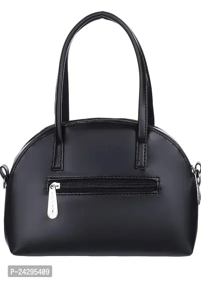Stylish Black Artificial Leather  Handbags For Women