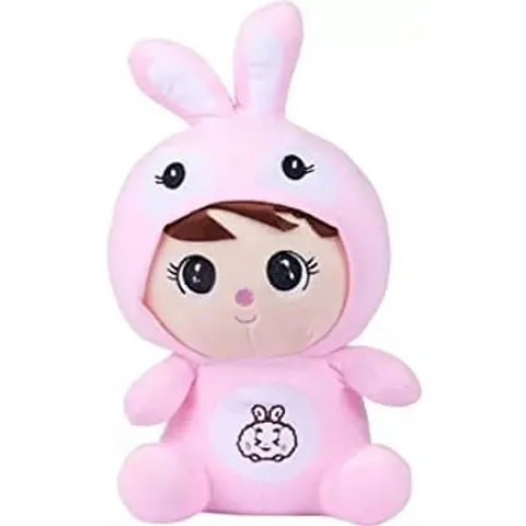 Lil'ted Soft Plush Stuffed Toys Cute Boy with Bunny Cap for Kids & Gifts