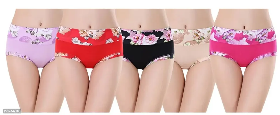 Multiprinted Nylon Panty For women pack of 3-thumb0