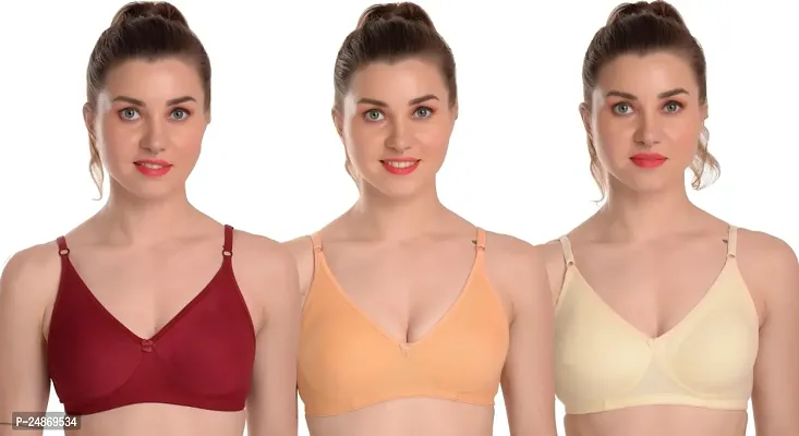 T-shirt Bra For women Regular wear women bra combo 3