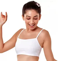 Classic Cotton Blend Solid Bra for Women, Pack of 4-thumb2