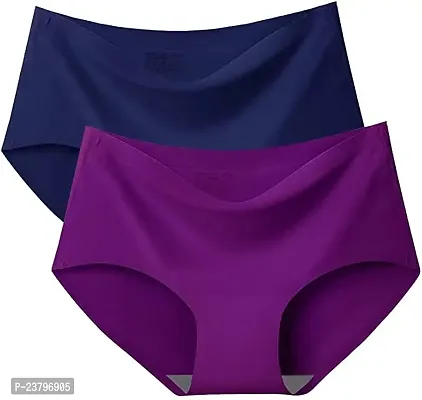Buy LIECRY ART Womens and Girl Seamless Hipster Ice Silk Invisible Panty  Pack of 2 MultiColor Sizes S to XXL Online In India At Discounted Prices