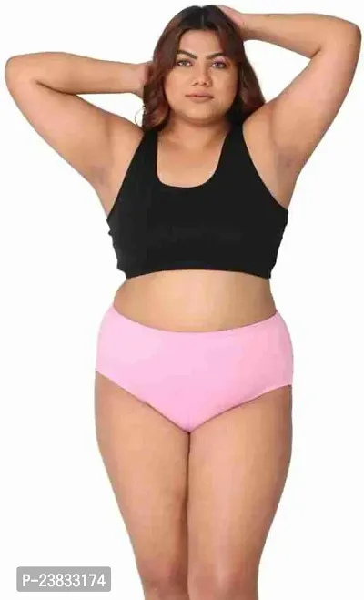 Big Size Cotton Panty for women pack of 3-thumb2