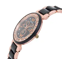 CODICE Black Dial Rose Gold Watches for Girls  Women Womenwatches-Meenablack-thumb1