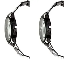 Geneva Jewel Black Dial Men's  Women's Quartz Analog Wrist Watch-thumb1