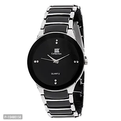 Geneva Jewel Black Dial Men's Quartz Analog Wrist Watch-thumb4