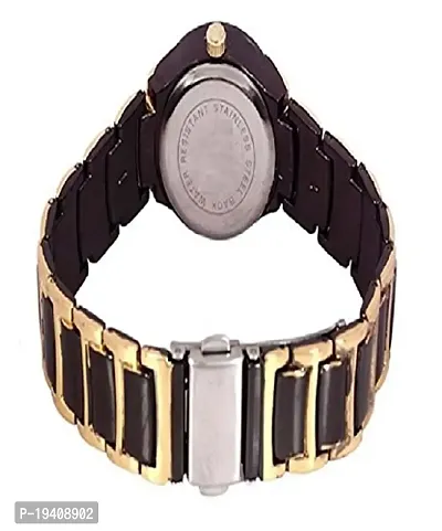 REKON Analog Black Gold Watch-For Girl-thumb3