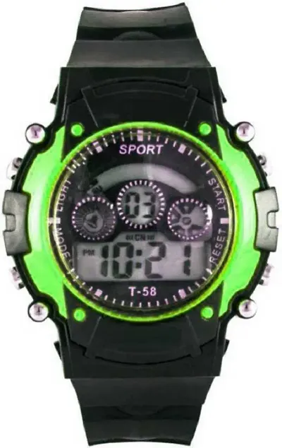 S S TRADERS - Casual Sport Watch with Seven Lights and Seven Colour, Week Display in Round Dail adn Combination with Unique Watches- Boys/Men/Kids - Best Return Gift 05