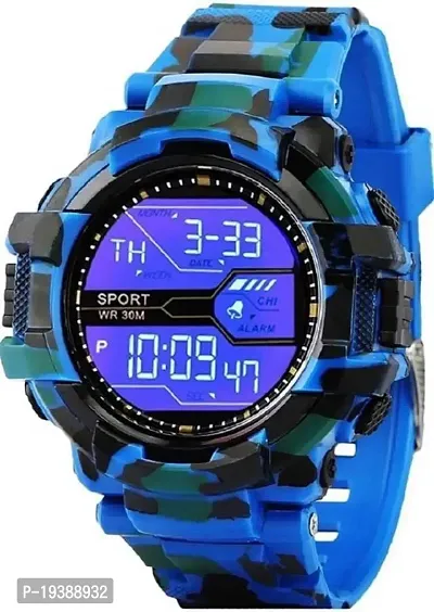Army Blue Digital Watch