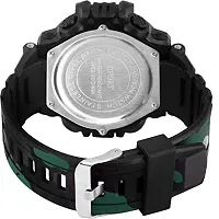 LORENZ Army Camouflage Green-Black Strap ?Digital Multicolor Dial Watch for Men | Watch for Boys- MK-3043-DG-thumb2