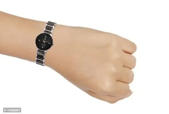 Geneva Jewel Black Dial Women?s Quartz Analog Wrist Watch-thumb2