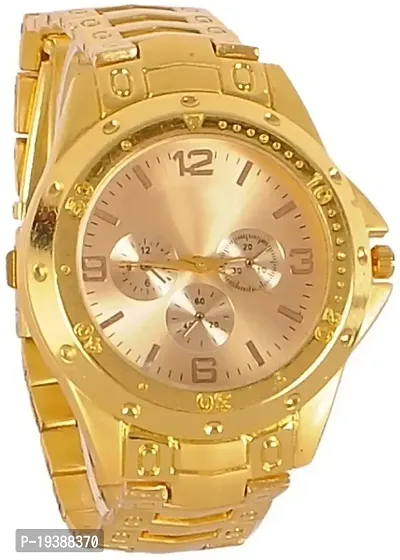 BLUTECH Rosra Analogue Gold Dial Men's Watch --thumb0