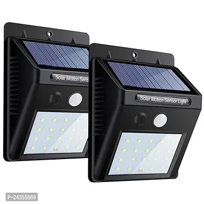 Goodsmaze - Motion Sensor 20 LED Solar Light, Outdoor Weatherproof for Driveway Garden Path Yard- Pack of 2