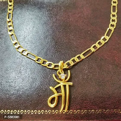 ELEGANT MAA PENDANT WITH CHARMING GOLD PLATED CHAIN-thumb0