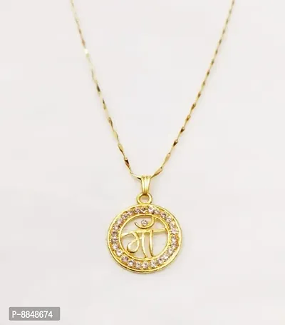 Elegant Brass Chain with Pendant for Women-thumb2