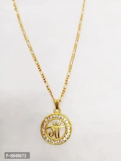 Elegant Brass Chain with Pendant for Women-thumb2