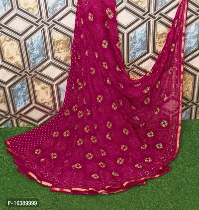 Fancy Badhani Printed Tussar Silk Saree-thumb0