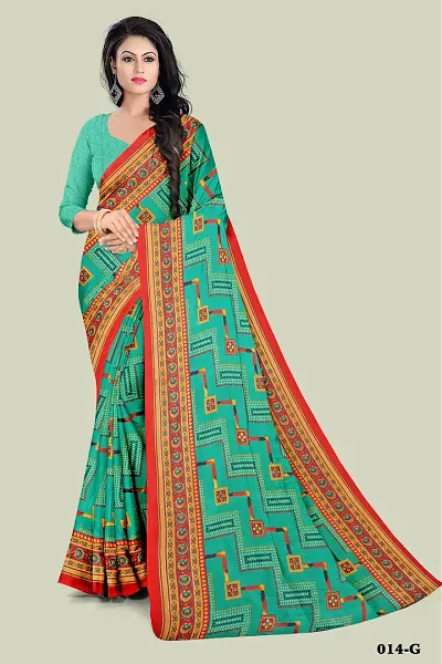 Must Have Georgette Saree with Blouse piece 