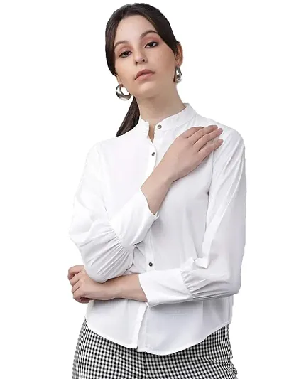 Designer Multicolored Plain Shirt i For women