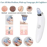 CoralTribe 4 in 1 Multi-function Blackhead Remover Tool | Electric Derma suction Machine for Whitehead | Acne Pimple Pore Cleaner Vacuum tools | Facial Cleanser Device for Face, Nose and Skin Care-thumb2