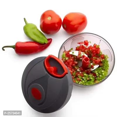 Manual Food Chopper, Compact  Powerful Hand HELD Vegetable Chopper/Blender-thumb3