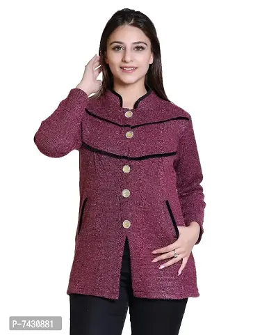Stylish Fancy Woolen Casual Wear Sweater For Women-thumb0