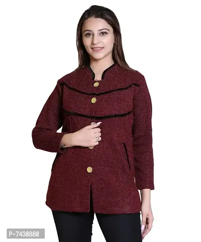 Stylish Fancy Woolen Casual Wear Sweater For Women-thumb0