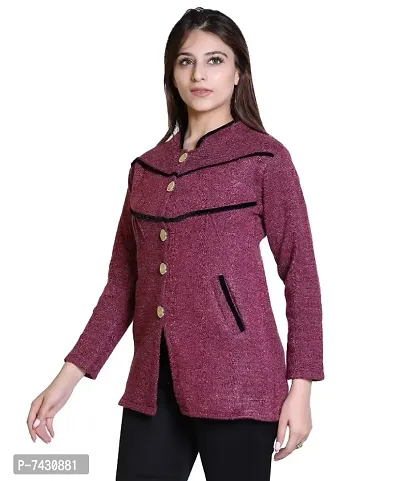Stylish Fancy Woolen Casual Wear Sweater For Women-thumb2