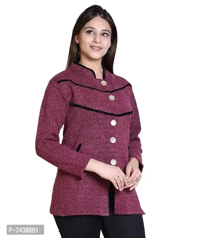 Stylish Fancy Woolen Casual Wear Sweater For Women-thumb3