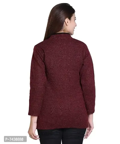 Stylish Fancy Woolen Casual Wear Sweater For Women-thumb2