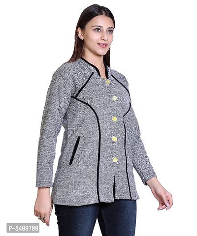 Classic Wool Solid Sweaters for Women-thumb0