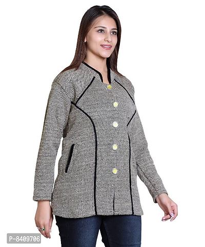 Classic Wool Solid Sweaters for Women-thumb0