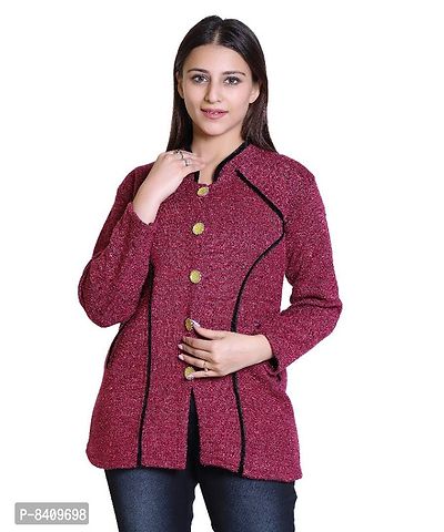 Classic Wool Solid Sweaters for Women-thumb5