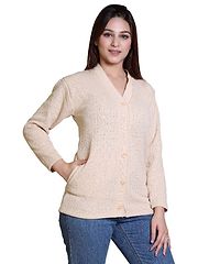 HRD7 Woolen Front Open Buttoned Women Cardigan Sweaters Combo-thumb3
