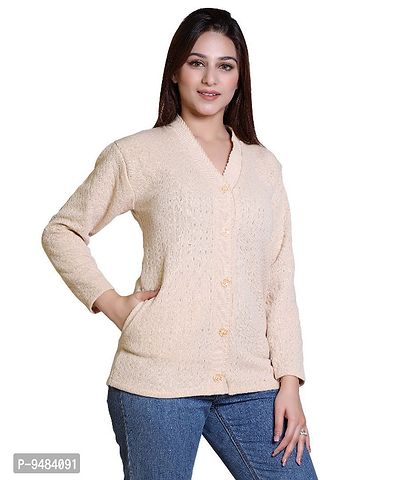 HRD7 Woolen Front Open Buttoned Women Cardigan Sweaters Combo-thumb4