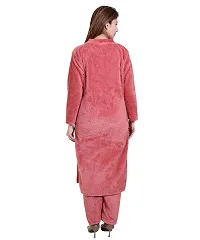 Classic Velvet Solid  Kurta Bottom Set for Women-thumb4