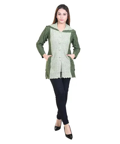 Self Design Cardigan For Women