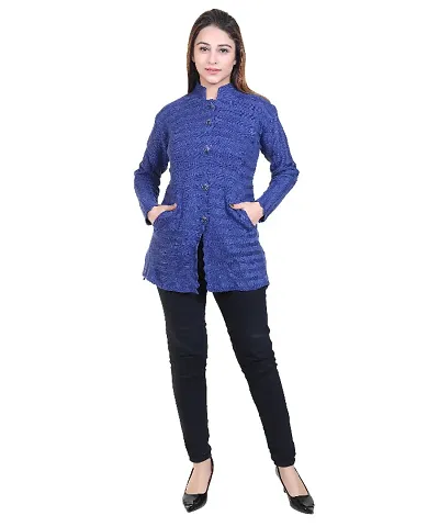 Self Design Cardigan For Women