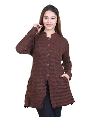 Self Design Cardigan For Women-thumb3