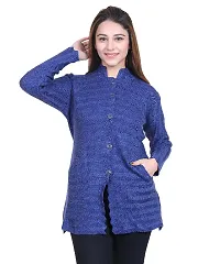 Self Design Cardigan For Women-thumb2