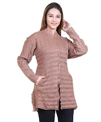 Self Design Cardigan For Women-thumb3