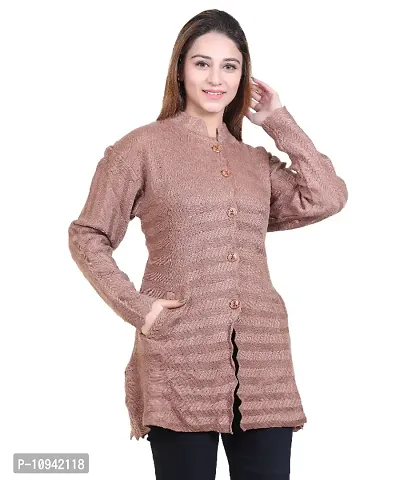 Self Design Cardigan For Women-thumb4