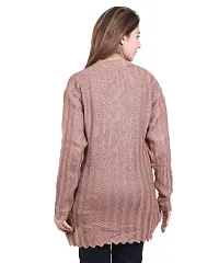 Self Design Cardigan For Women-thumb4