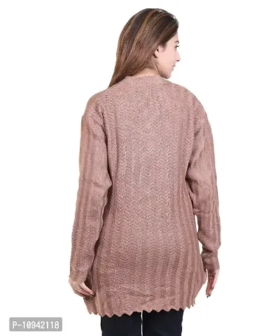 Self Design Cardigan For Women-thumb5