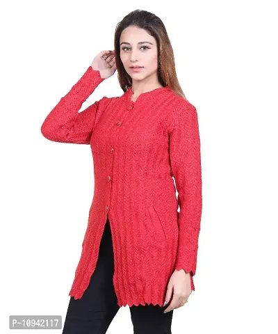 Self Design Cardigan For Women-thumb2